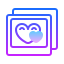 gradient style wedding photo icon