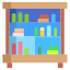 library shelf icon