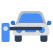 外部汽车地图和导航向量板-平面向量板 icon
