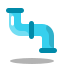 arcade style tubería de agua icon