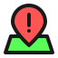 Location Pin Warning icon