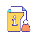coleta de informações pessoais do cliente icon