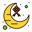 Luna creciente icon