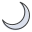 Crescent icon