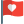 Favorite place flag pinpoint with heart shape icon