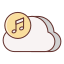 Музыкальное облако icon