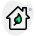 Smart home modern Eco services isolated on a white background icon