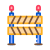 road barrier icon