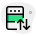 Uplink and downlink on a modern server icon