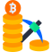 mining coins icon