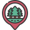 Forest Location icon