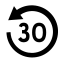 glyph neue style replay 30 icon