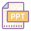 cute color style ppt icon