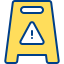 Slippery Floor Warning icon