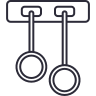 gymnastic rings icon