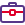 Business suitcase with the handle isolated on a white background icon