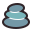retro style stones icon