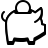 badges style money box icon