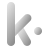 deco duotone style kik messenger icon