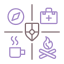 survival kit icon