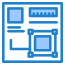외부 디자인-웹 디자인 및 개발-플랫아티콘-블루-플랫아티콘-3 icon