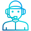 call center agent icon