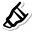 stickers duotone style chisel tip marker icon