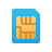 tarjeta micro-sim icon