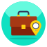 Briefcase Location icon