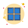 bubbles style windows 11 icon