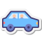 People in Car Side View icon