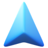 3d fluency style gps gerät icon