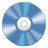 emoji style optical disc icon