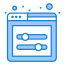 외부 브라우저-UX-및-UI-플랫아티콘-블루-플랫아티콘 icon