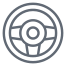 steering wheel icon