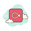 cloud style vllo 앱 icon