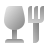 deco duotone style 식품 icon