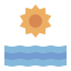 Le coucher du soleil icon