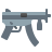 windows 11 color style submachine gun icon