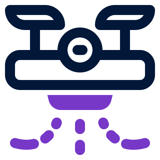watering drone icon
