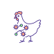 chicken virus icon