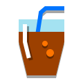Tasse mit Strohhalm icon