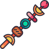 bbq skewer icon