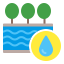 forest stream icon