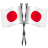 交叉旗帜 icon