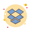 bubbles style dropbox icon
