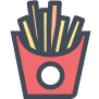 Buttered popcorn icon
