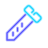 neon style screw icon