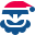 stencil style santa icon