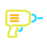 neon style bohrmaschine icon